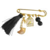 Safety Pin Brooch for Kids – Morghe Amin Symbol for Good Luck