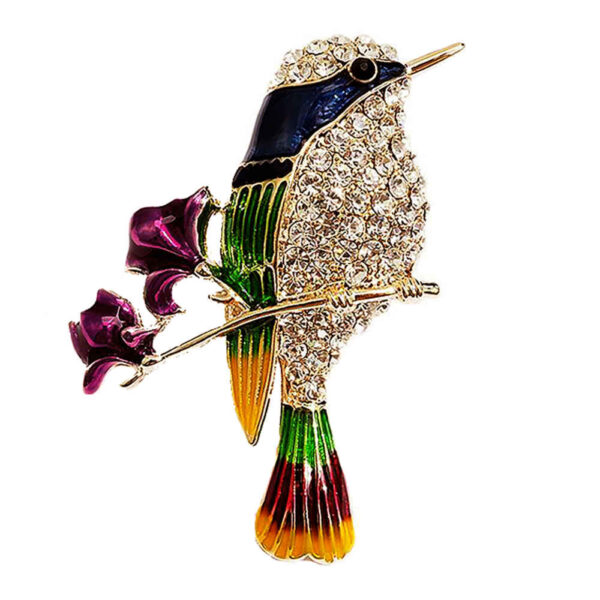 Modern Brooch Pin – Bird Design