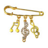 Modern Safety Pin Brooch Symphony Design – Artistic and Trendy