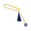Evil Eye Safety Pin Brooch for Kids – Elephant Design for Good Luck