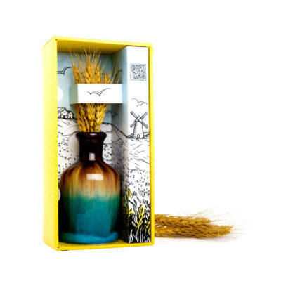 Treasured Persian Artisanal Pottery Jug & Wheat Gift Set