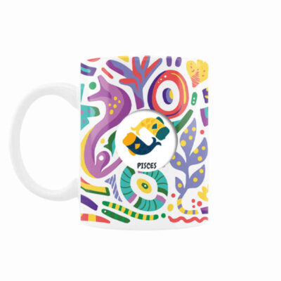 Persian Zodiac Mug – Esfand Pattern Symbol