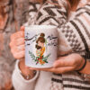 Persian Ceramic Coffee Mug Model Madar