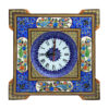 Handcrafted Persian Wooden Wall Clock - Khatam Marquetry Art, Anisa
