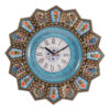 Handcrafted Persian Wooden Wall Clock - Khatam Marquetry Art, Armaghan