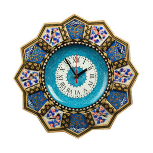 Persian Khatam Kari Wall Clock Model Elnaz