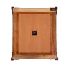 Handcrafted Persian Wooden Wall Clock - Khatam Marquetry Art, Karoobi