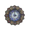 Handcrafted Persian Wooden Wall Clock - Khatam Marquetry Art, Laleh