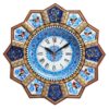 Handcrafted Persian Wooden Wall Clock - Khatam Marquetry Art, Mahsa