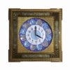 Handcrafted Persian Wooden Wall Clock - Khatam Marquetry Art, Melina