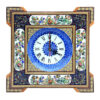 Handcrafted Persian Wooden Wall Clock - Khatam Marquetry Art, Mina