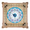 Handcrafted Persian Wooden Wall Clock - Khatam Marquetry Art, Zina