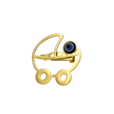 Safety Pin Brooch for Kids – Cradle Design for Newborns
