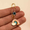 Safety Pin Brooch for Kids – Rainbow Design for Joy and Protection