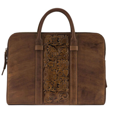 Persian Leather Briefcase – Khorshid Model