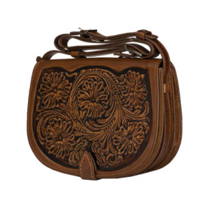 Leather Crossbody Shoulder Bag Luxurious Handcrafted Aynaz - ShopiPersia