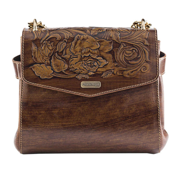 Luxurious Handcrafted Leather Crossbody Shoulder Bag - Dorrin Design