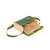 Luxurious Handcrafted Leather Crossbody Shoulder Bag - Olive Edition