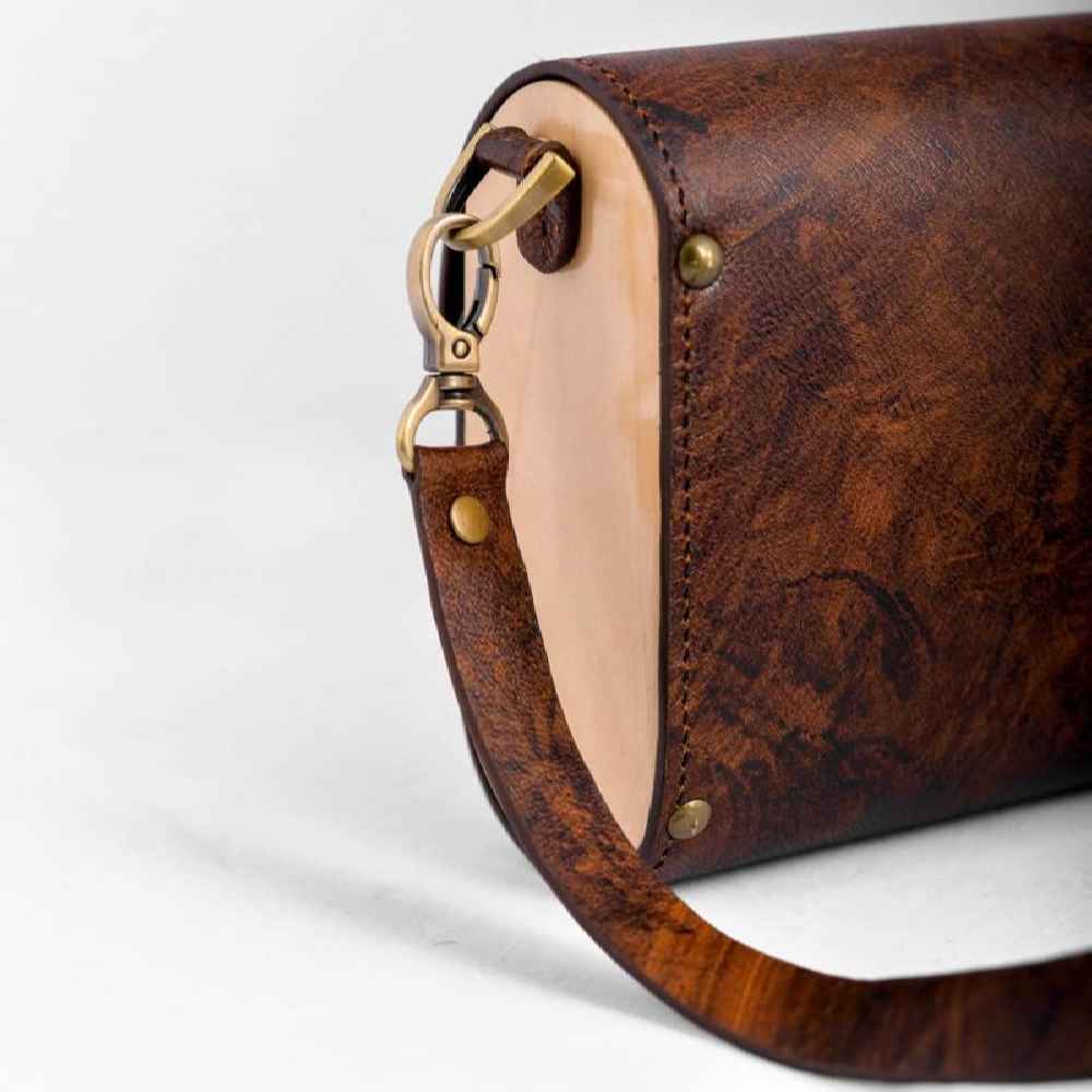 Luxurious Handcrafted Leather Crossbody Shoulder Bag – Sepidar Design
