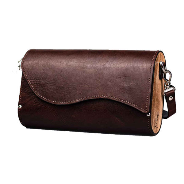 Luxurious Handcrafted Leather Crossbody Shoulder Bag - Sepidar Design