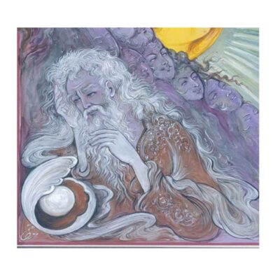 Original Persian Miniature Art Painting: Watercolor – Khorshid by Rasoul Motamedi
