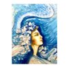 Original Persian Miniature Art Painting: Watercolor on Cardboard - Niayesh by Rasoul Motamedi