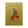 Original Persian Safavid Art Painting: Watercolor and Gouache on Cardboard - Abbasi