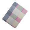 Cotton Single Flat Sheet – Soft & Durable, Checkered
