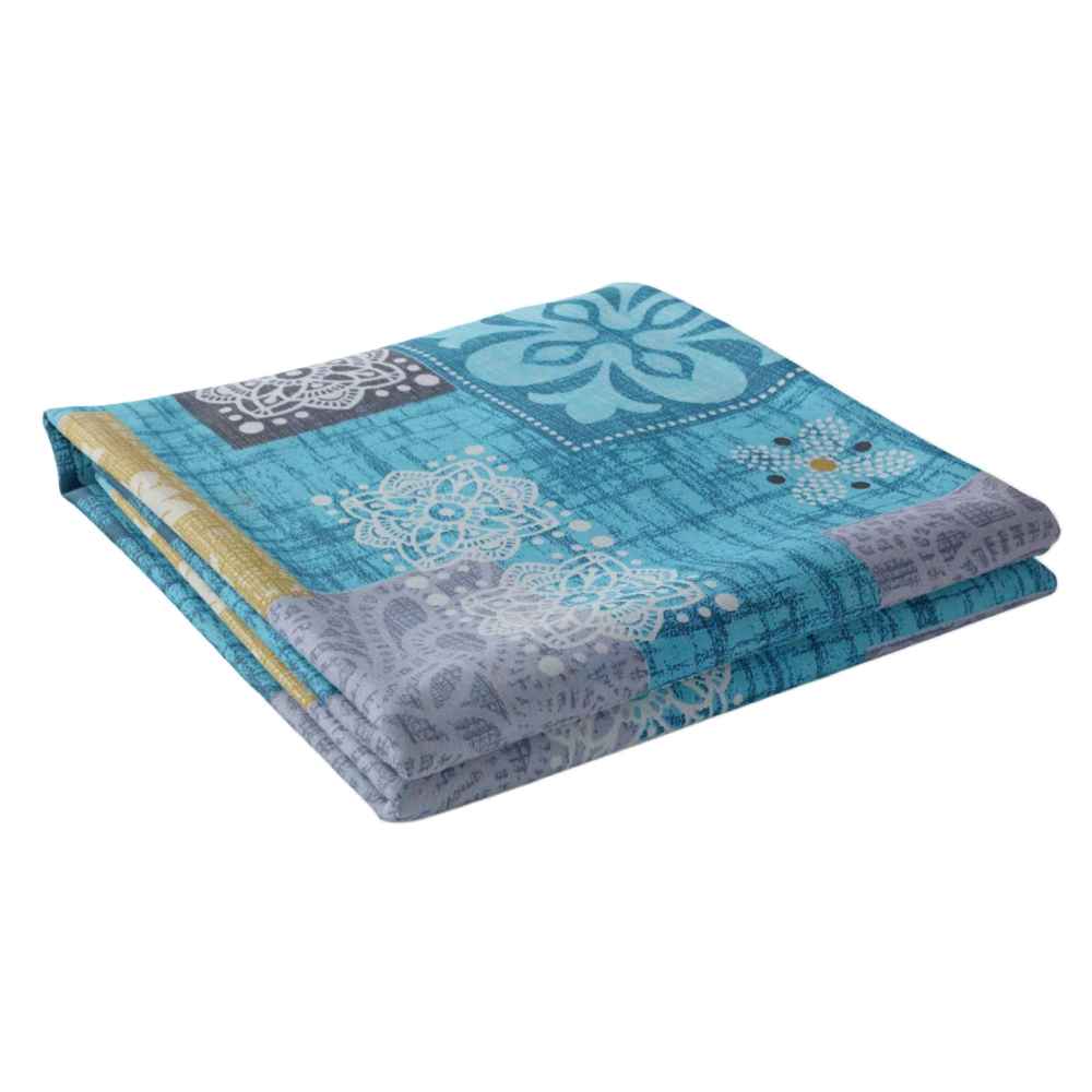 Cotton Single Flat Sheet – Soft & Durable, Sea