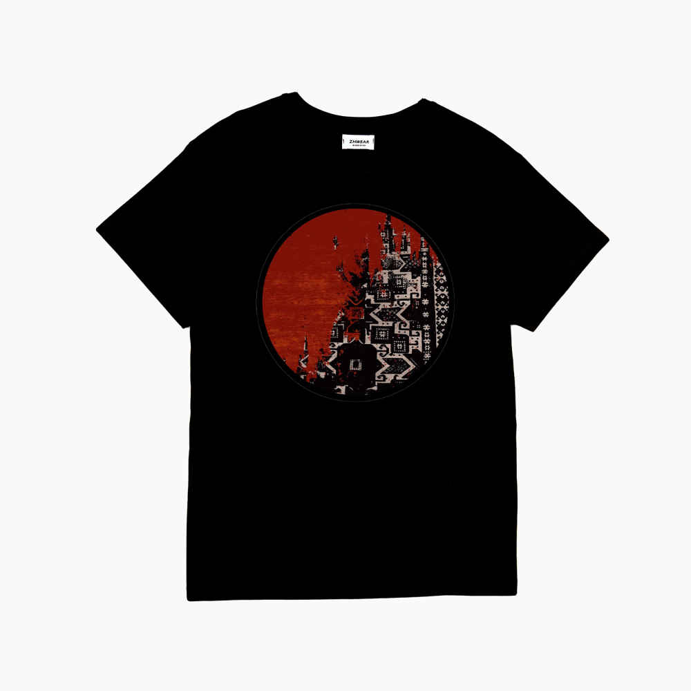 Modern Art T-Shirt – Model Daar | Abstract Culture-Inspired Tee