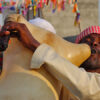 Professional Arabian Haban/Habbān Bagpipe Skin (Only Skin)
