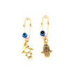 Set of 2 Safety Pin Brooches for Kids – Hamsa Hand Protection