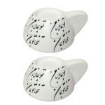 Set of 2 Pottery Tealight Candle Holder Model Beman