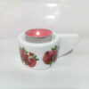 Set of 2 Plaster Tealight Candle Holder Model Anar