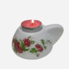 Set of 2 Plaster Tealight Candle Holder Model Roya