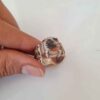 Persian Dendritic Agate Shajar Silver Ring for Men Taha
