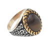 Persian Sulemani Hakik Silver Ring for Men Moloud