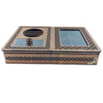 Wooden Tea Bag Organizer Box with Warmer Afra