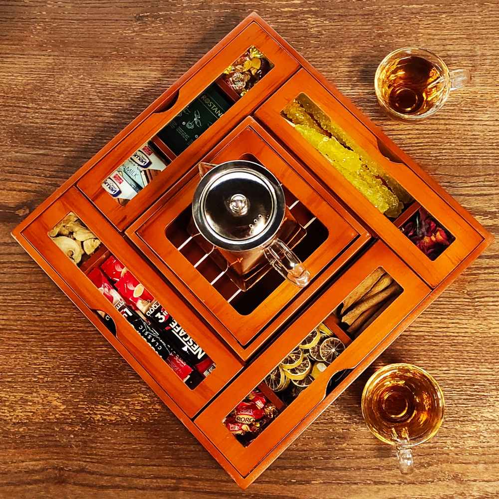 Tea Box with Warmer Function – Arad Style