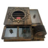 Wooden Tea Bag Organizer Box with Warmer Aryana