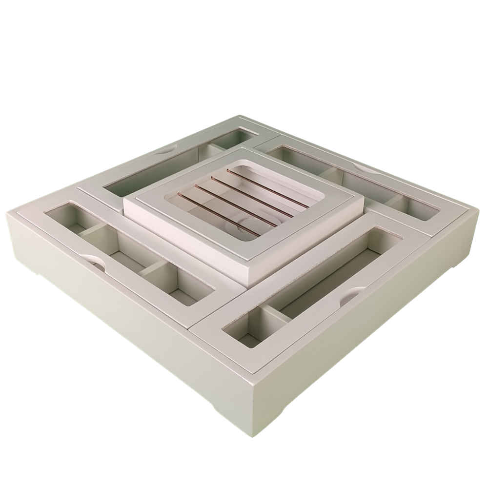 Wooden Tea Bag Organizer Box with Warmer Hasti