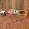 Wooden Tea Bag Organizer Box with Warmer Narges