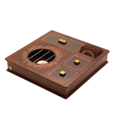 Wooden Tea Bag Organizer Box with Warmer Paniz