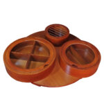Wooden Tea Bag Organizer Box with Warmer Shahrzad