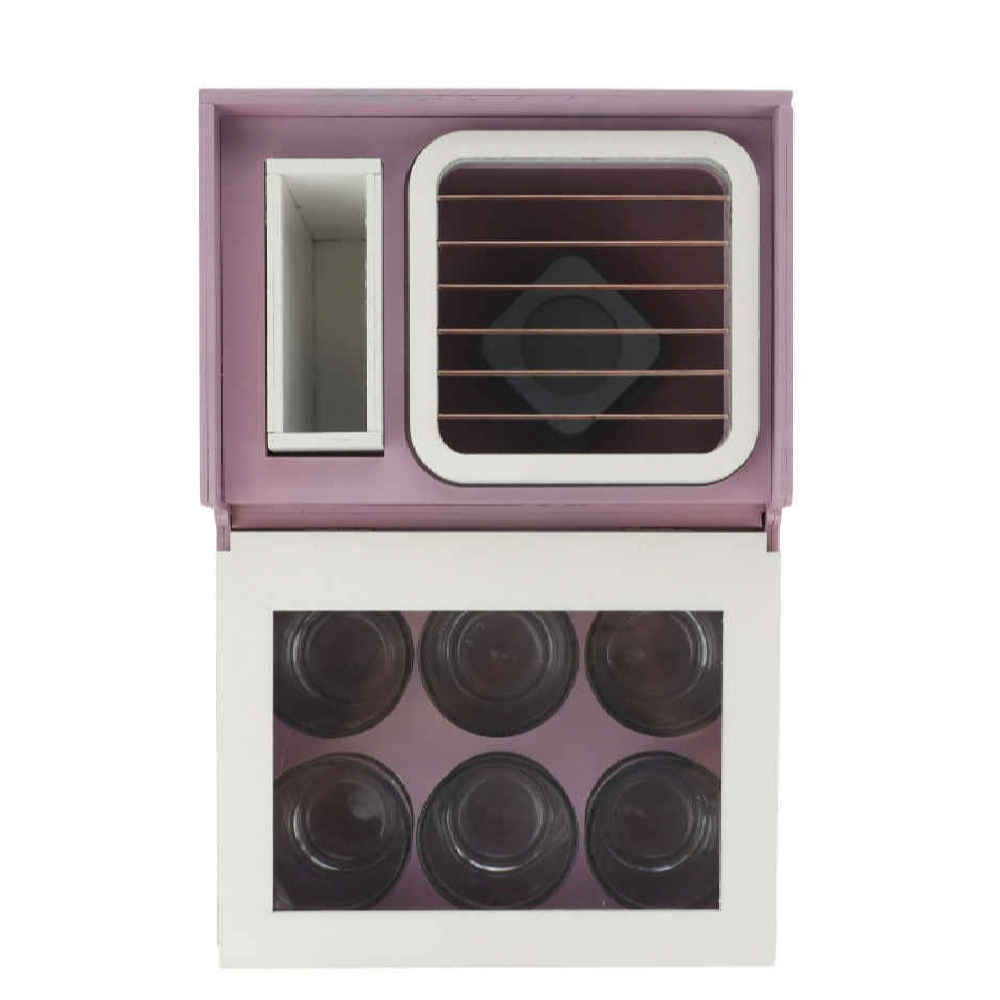 Compact Tea Storage with Warmer for Office and Home