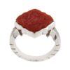 Islamic Yemeni Aqeeq Silver Ring for Men Ya Zahra
