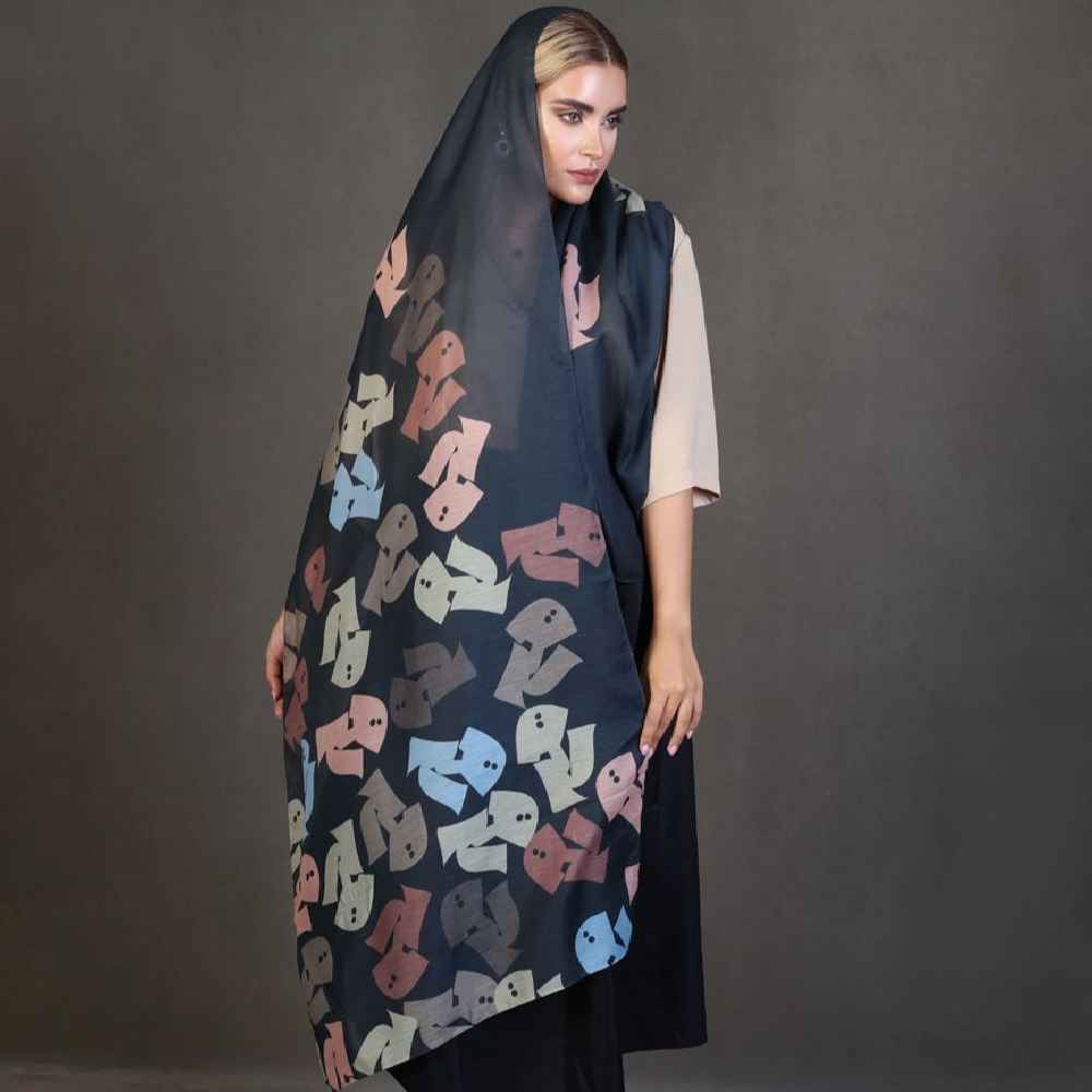 Persian Printed Shawl Artistic & Lightweight Hich