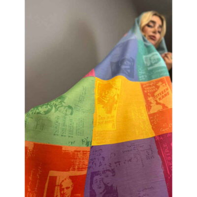 Persian Printed Shawl Artistic & Lightweight Bamdad