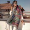 Persian Printed Shawl Artistic & Lightweight Vojoud