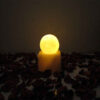 Persian Globe Salt Lamp - Handcrafted Design with Cube Base